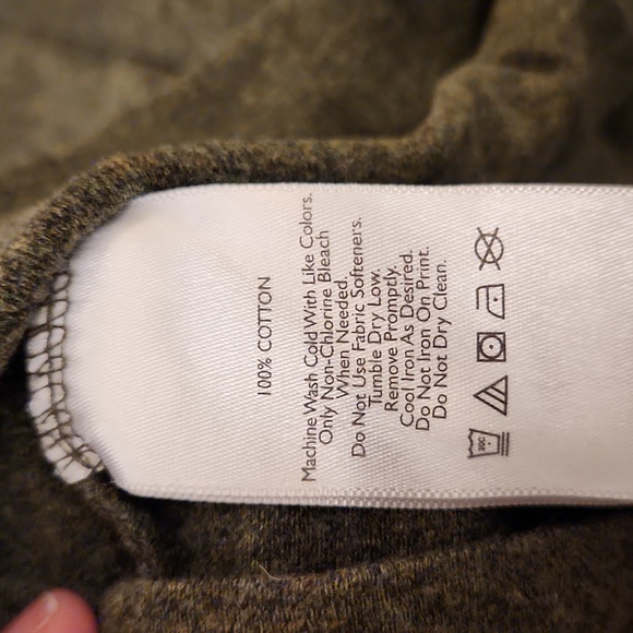 Eddie Bauer long sleeve green t shirt size small - Picture 3 of 3